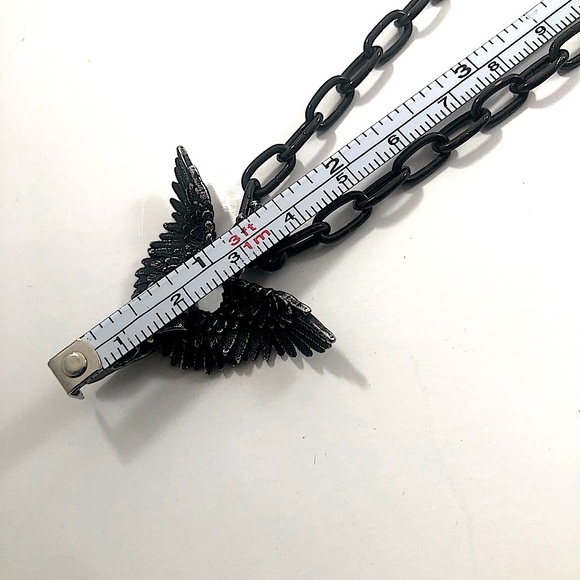 Stainless Steel Crow Pendant - Picture 7 of 8